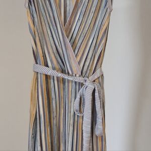 M Missoni Elegant Striped Midi Dress